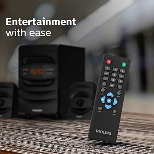 Philips Audio MMS2625B 2.1 Channel, 31 W, Bluetooth Connectivity, Wired Multimedia Computer Speaker, FM, USB, Audio in Speakers, 15mm Subwoofer, Wide Compatibility - MP3 Player, TV, PC (Black) 5