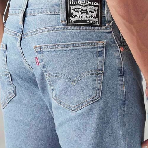 Levi's Men's 517 Light Indigo Bootcut Fit Mid-Rise Jeans 4