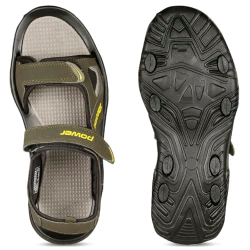 Power Stricker Men's Black Sandals - 8 UK (8616030) 5