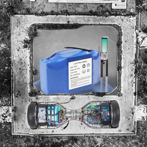 Rechargeable 36V 4400mAh Li-ion Battery Pack for Scooter (10S2P Configuration) 3