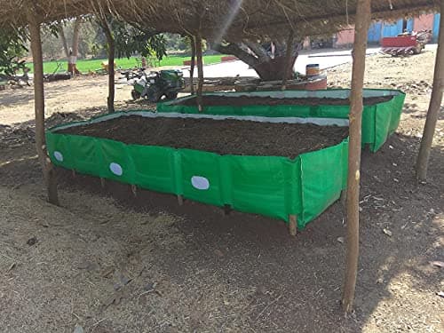 Real Trust 460 GSM HDPE UV Stabilize Imported Vergin Fabric Agro Vermi Compost Making Bed from Israel 5