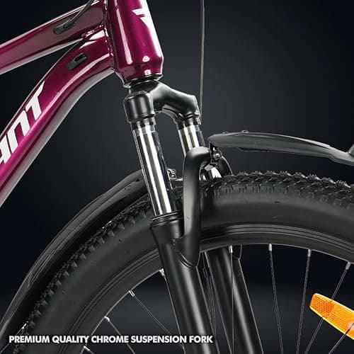 ROADGIANT Squad 26T | MTB | Steel Bicycle | Dual Disc Brakes | Single Speed | Front Suspension | Unisex|for All-Terrain Riding (Purple) 4