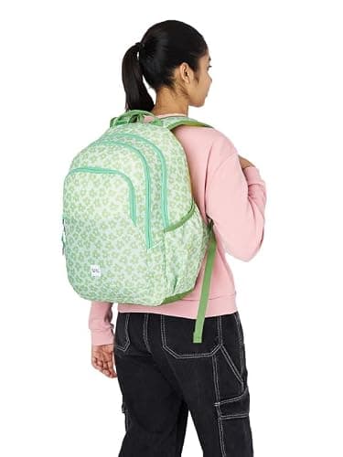 Wiki Stylish Unisex Backpack | Girl 2 Durable & Lightweight backpack for Men & Women | Laptop Backpack for Office, Gym, Travel (29.5 Litre, Green) 2