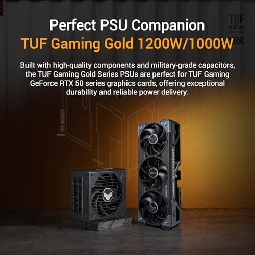 ASUS TUF Gaming GeForce RTX ™ 5080 16GB GDDR7 OC Edition Gaming Graphics Card (PCIe® 5.0, HDMI®/DP 2.1, 3.6-Slot, Military-Grade Components, Protective PCB Coating, axial-tech Fans, Vapor Chamber) 5