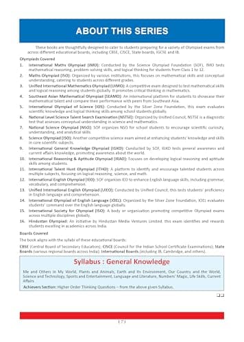 Oswaal One For All Olympiads Class 1 General Knowledge (GK) Prep-Guide Book | Chapter-wise Previous Years' Solved Papers | Questions for SOF& Other Exams 2026 | With Sample Practice Papers & Oswaal.AI 4