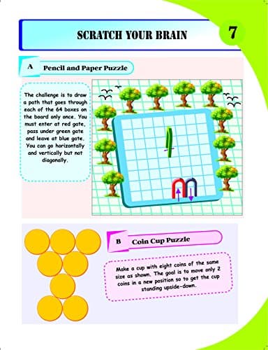 GIKSO Activity Book: Fun Activity Book for Kids Age 7-10 Years Old(English) | Includes Brain Puzzles, Riddles, Mazes and Logical Reasoning Activities 4