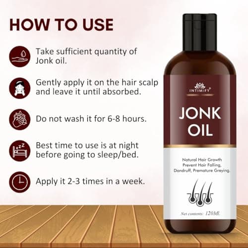 INTIMIFY Jonk Oil For Hair, Leech Oil For Women & Men- 120 ml 4