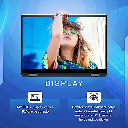 Dell Inspiron 7420 2in1 Laptop, Intel Core i5-1235U Processor/ 16GB DDR4/ 512GB SSD/ 14.0" (35.56cm) FHD+ Touch 250 nits Active Pen/Windows 11+ MSO'21/15 Month McAfee/Platinum Silver/ 1.5kg 2