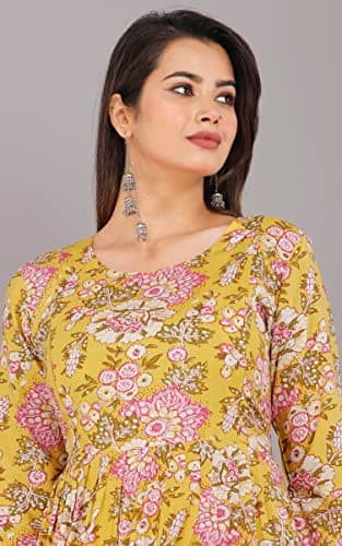 Maternity Kurta (XX-Large, Yellow) 3