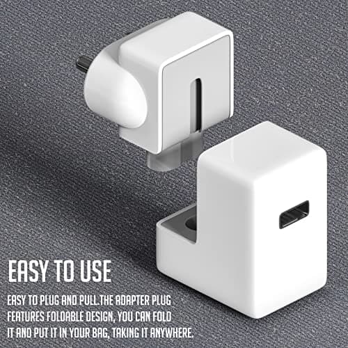 LS LAPSTER Quality Assured Indian Style Plug Adapter Duck Head for Power Adapters of MacBook,Powerbook, Pro, Air, iPod, iPhone, iPad, iBook 2