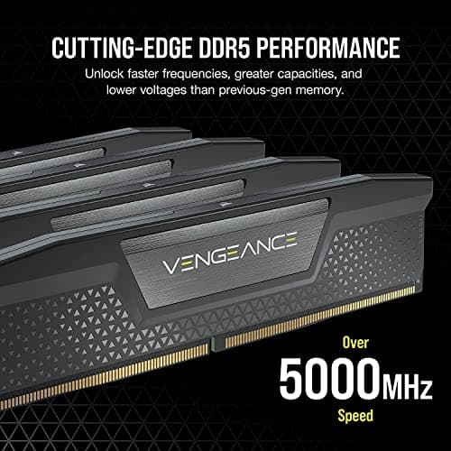 Vengeance® 32GB (2x16GB) DDR5 DRAM 6000MT/s CL36 Memory Kit — Black 3