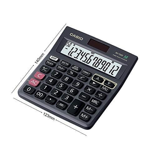 Casio MJ-120D 150 Steps Check and Correct Desktop Calculator with Tax Keys 3