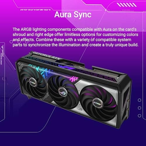 ASUS ROG Strix GeForce RTX 5070 Ti OC Edition 16GB GDDR7 Graphics Card (PCIe 5.0, HDMI/DP 2.1, 3.2-slot, Axial-tech fans, MaxContact design with vapor chamber, phase-change GPU thermal pad, aura sync) 5