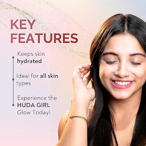 HUDA GIRL Hollywood Filter Primer for Face for Oily & Dry Skin - Glowing, Flawless & Smooth Makeup Base Finish - Blurs Fine Lines, Wrinkles & Pores Instantly - Face Primer for Women & Girl, 25ml 3