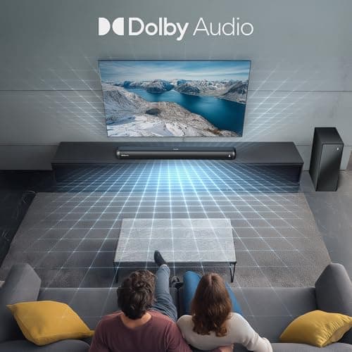 Boat Aavante 2.1 1600D / Orion Plus, Dolby Audio, 160W Signature Sound, 2.1CH Wired Subwoofer,Multiple Ports & EQ Modes, Bluetooth Sound bar, Home Theatre Soundbar Speaker (Premium Black) 4