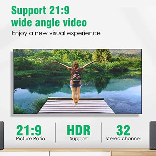 AGARO HDMI Cable 2 Meters, Premium High Speed 18Gbps, 4K@60Hz Support HDR, 3D, ARC, HDCP 2.2, Cotton Braided Cord for PS5/PS4/Xbox/Apple TV/Projector 5