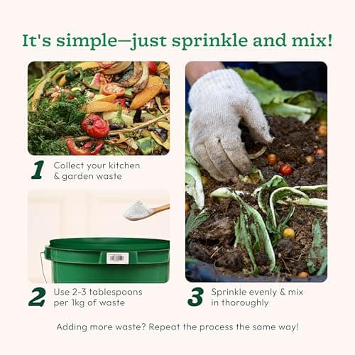 Ugaoo Compostart Compost Starter Powder for Kitchen Waste Composting - Organic Waste Decomposer, Compost Maker Powder, Composting & Bokashi Compost Maker | Odor Control | Fast Composting | 100g 4