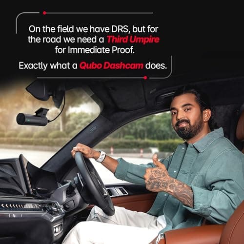 Qubo Pro X DashCam (2026 Edition) | 2K Resolution FHD+ | Doubles up as in-Cabin Camera|NightPulse Vision | Wide FOV | Supercapacitor | Built in Wi-Fi, Mic | Up to 1TB Storage | Built for Indian Roads 4