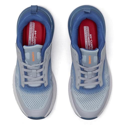 Campus Men's Brail PRO Running Shoes L.Gry/R.Slate - 10UK/India 4