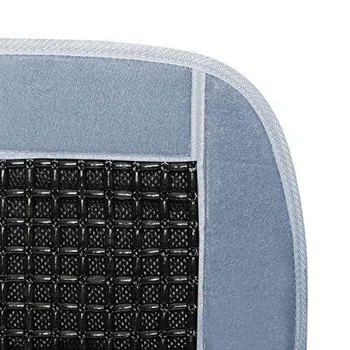 AutoWhrib Massage Seat Cushion Beads Wood Set for Car Front Seats Pair | Breathable Cool Seat Cover Mat with Anti-Sweat Technology | Car Seat Cover Accessory for Comfortable Ride 2