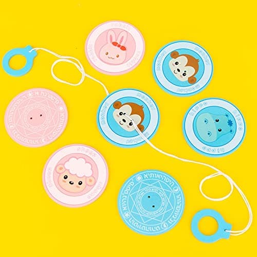 HEAVENGLOW Pull String Rotating Top Wood Toys Spinner Kids Educational Toys Exquisite Pink|Toys & Hobbies | Games | Other Games|1 Wooden Flywheel Toy 2
