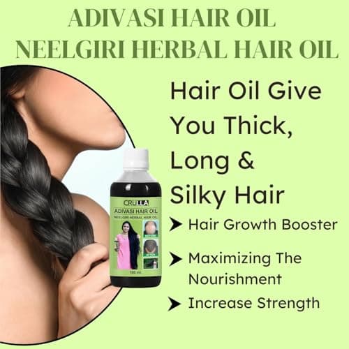 Original Aadivashi Hair Growth Oil 250 ML Ayurvedic Adiwasi Herbal Kesh tel with Natural Rosemary essential & Biotin for Control Hairfall anti-dandruff Adiwasi Hair Oil Original Pack of 1 5