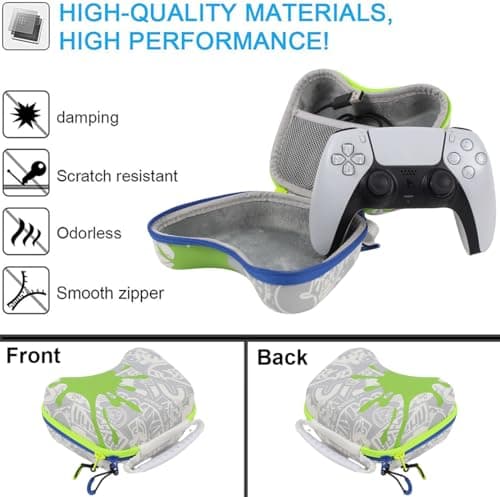 OIVO INDIA Multcolor Universal Travel EVA Game Controller Carrying Case Gaming Accessory Box (Compatible for Xbox One, Xbox, Xbox 360, PS3, PS4, PS5 PS2) 4