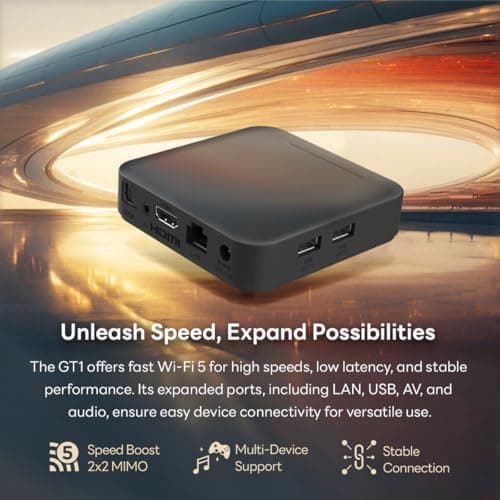 ElectroniksIndia GT1 GTV Android 12 Certified Mini PC : Realtek RTD1325, 2GB DDR4, 32GB eMMC, WiFi 6, Dolby Atmos, 4K HDR, Ai-Powered Visuals 4