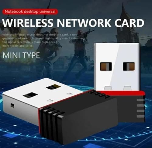 Mini USB Wireless WiFi Adapter, 802.11n Network Dongle for Desktop and Laptop 2