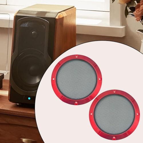 Meadawgs® 2 Pieces Speaker Grill Practical Round Subwoofer Grill for Speaker Cabinet 6.5 in| Vehicle Electronics & GPS | Car Audio & Video Installation