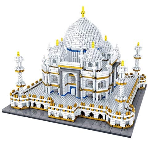 Magicwand® DIY 3950 Pcs TAJ Mahal Building Blocks for Kids & Adults【14 Yrs & Up】【Pack of 1】【White】