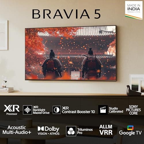Sony 164 cm (65 inches) BRAVIA 5 4K Ultra HD Smart Mini LED Google TV K-65XR50 2
