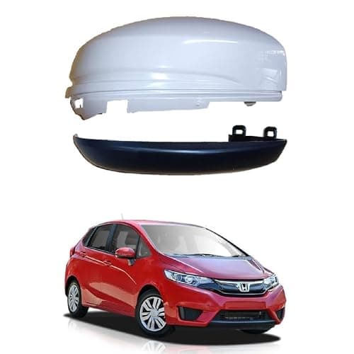 STYCARO Right Driver Side View Mirror Cover Skull Cap for H. Jazz 2nd Gen Facelift 2015-2025 | Without Indicator Type | Unpainted ABS Mirror Housing Replacement | Car Exterior Accessories
