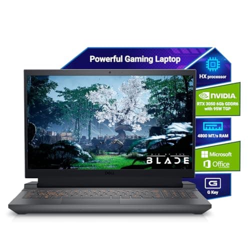 Dell G Series, Intel Core i5-13450HX, 13th Gen, NVIDIA RTX 3050-6GB, 16GB, 512GB SSD, FHD, 15.6"/39.62cm, Windows 11, MSO'24, Dark Shadow Gray, 2.65KG, [G15-5530], Backlit Keyboard, Gaming Laptop