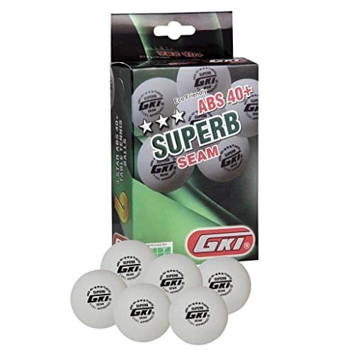 GKI Superb Plastic Table Tennis Ball, (White) Standard Size