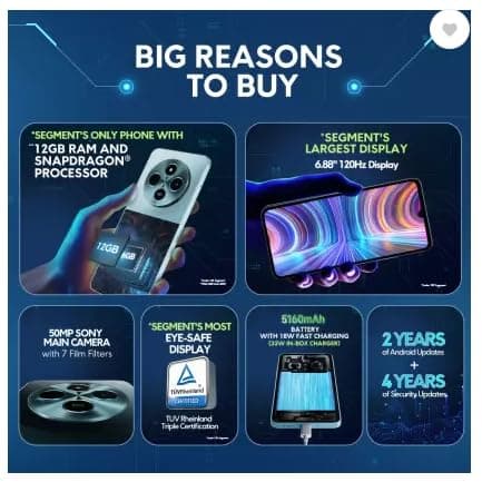 POCO M7 5G, Ocean Blue (6GB, 128GB) 4