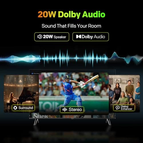 coocaa 138 cm (55 inch) 4K Ultra HD Smart LED Google TV | HDR10 | 20W Powerful Speakers | 55Y74 Plus 3
