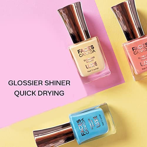 FACES CANADA Ultime Pro Splash Luxe Nail Enamel - Bloody Mary (L59), 12ml | Glossy Finish | Quick Drying | Long Lasting | High Shine | Chip Defiant | Even-Finish | Vegan | Non-Toxic | Ethanol-Free 3