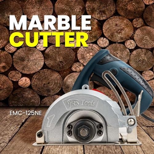 Eastman JRSDRIVE 1680W Marble Tiles Wood Cutter Machine with 1200RPM for 125 mm Cutting Blade Circular Saw Disc Diameter Bevel and Depth Adjustable with Base Plate Without 45º Inclination - EMC-125NE 5