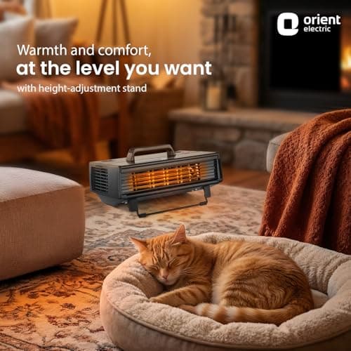 Orient Electric Heat Convector Room Heater | 2000W power | 2 heat settings | Compact design | Quick heating with dual fans | Neon indicator | 2 years warranty 4