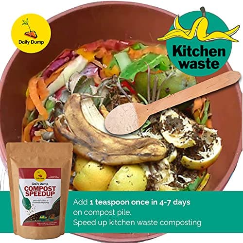Daily Dump Compost Speedup 950gms (1kg) I Microbes for Accelerated Quality Aerobic Composting I Prevents Foul Smell 4