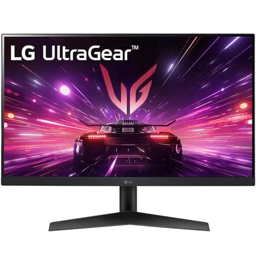 LG 27GS60F 68.5 cm(27 Inch) UltraGear FHD(1920x1080) IPS Gaming Monitor, 1ms, 180Hz, HDR10, sRGB 99%(Typ.), NVIDIA G-SYNC Compatible, AMD FreeSync, Anti-Glare, HDMI, DP, HP Out, Tilt Adjustable, Black