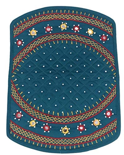 SriAoG Handcrafted Wallets for Women Traditional Ethnic Mobile Purse for Girls Ladies Party Clutches Cotton Embroidery Work Diwali Deepawali Gifts 8 Inch Ramagreen 3