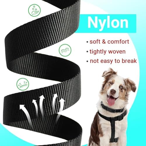 Agirav No Pull Dog Harness - Step in Dog Harness and Leash for Small Medium Large Dog - Escape Proof Adjustable Soft Leash Collar Set for Walking Training Hiking Outdoor, 15 Cm, 15 Cm 3