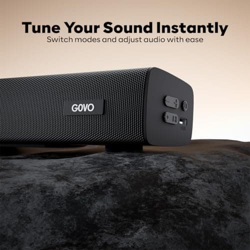 Govo Gosurround 945 Pro Home Theatre Soundbar, 260W, 5.1 Channel, with Subwoofer and Satellite Speakers, Bluetooth 5.3, HDMI ARC, AUX, USB (Platinum Black) 4