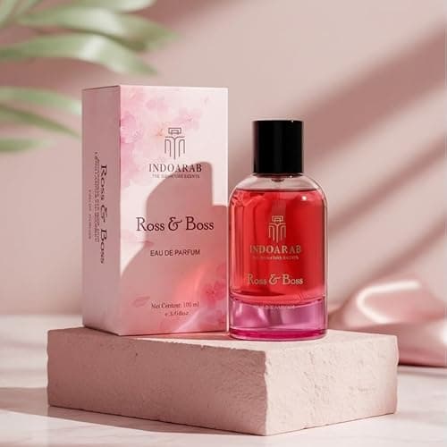 INDOARAB Premium ROSS & BOSS Perfume 100ML | Sweet Fragrance for Men & Women | Rose, Vanilla, Cinnamon & Patchouli Notes | Long Lasting 6-7 Hours | Unisex Luxury Perfume