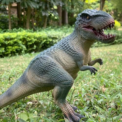 FUNFOB Dinosaur Figure Jumbo Length-33cm Dinosaur Toy Action Figure Educational Wild Animal Toys for Boys & Girls | Vastatosaurus Rex Jumbo Green 4