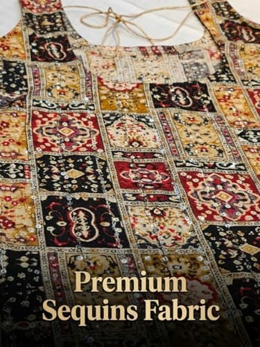 The Xoxo Women's Sleeveless Short Kurti Top, Multicolour Ethnic Print, Backless Dori Design, Indo Western Fusion Wear (in, Alpha, S, Regular, Cream) 3