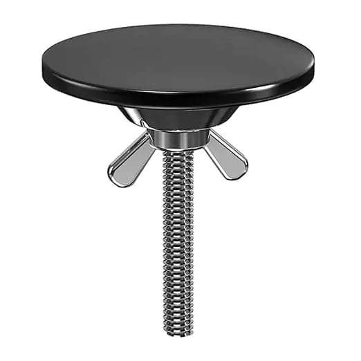 2xKitchen Sink Hole Cover Durable Kitchen Accessory 1.97inch Faucet Hole Cover Black| Bathroom Tap Fitting| Water Pipe Connector| Plumbing Fixture Set