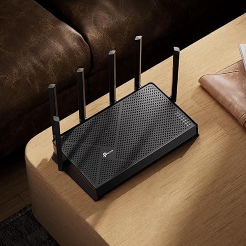 TP-Link Archer BE400 Dual-Band BE6500 WiFi 7 Router | 4K/8K Streaming 6.5 Gbps | 1× 2.5 Gbps WAN/LAN + 3× 1 Gbps LAN Ports + 1× USB 3.0 | 6 Antennas | Compatible with Alexa and Google Assistant 2